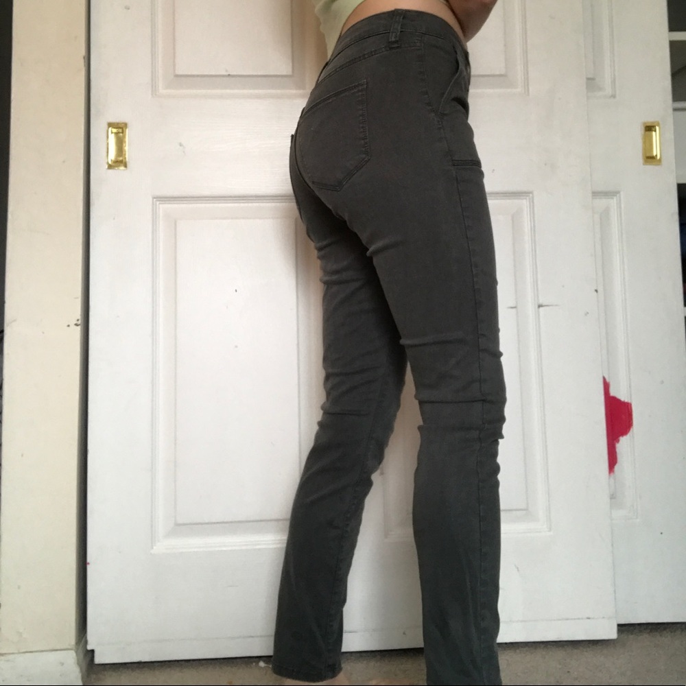 Universal Thread High Rise Skinny Olive Green Jean